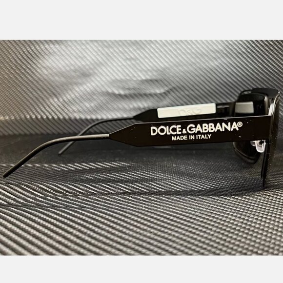 Dolce & Gabbana Matte Black 57mm Sunglasses - Picture 3 of 4